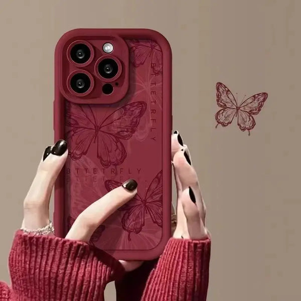 Butterfly Aura Cover  Style-2 For iphone 13 Mini  - VONVEX