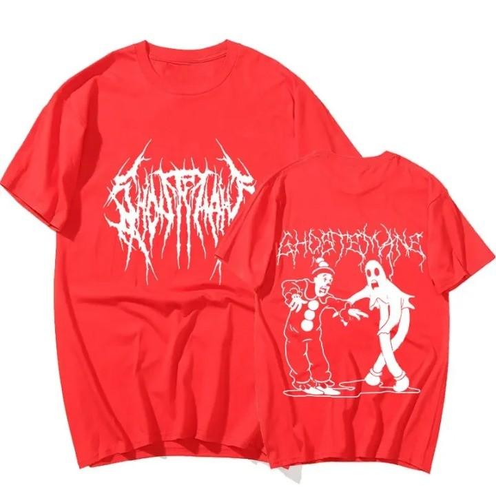 Ghostemane Oversized T-Shirt  Red XS  - VONVEX