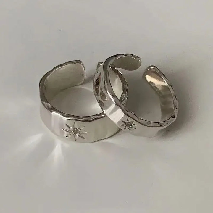 Y2k Cosmic Duo Punk Rings     - VONVEX