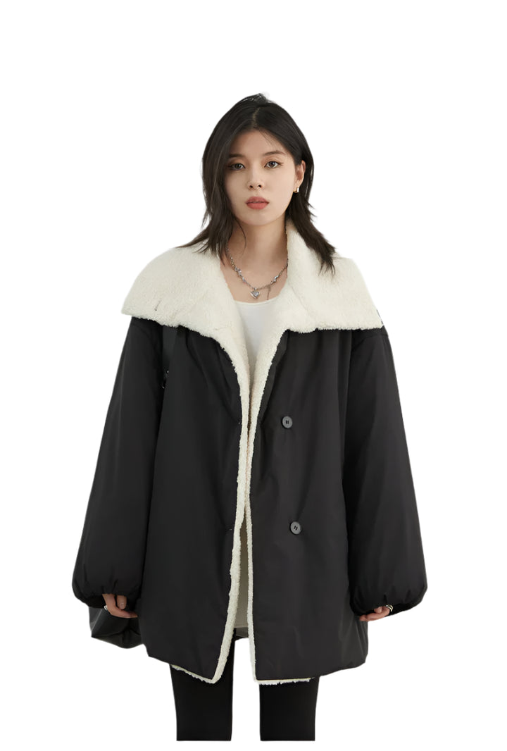 Plush Single Thickened Coat - VONVEX