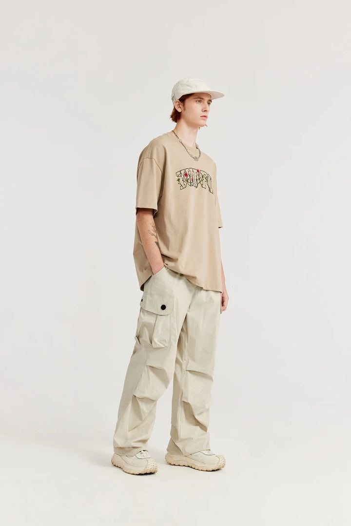 Trendy Loose Fit Cargo Pants     - VONVEX