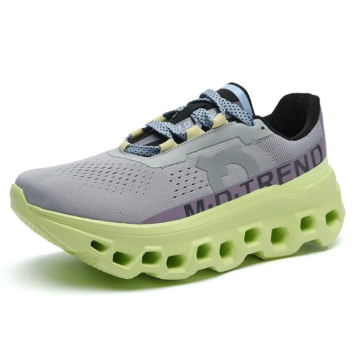 FlexRun Breathable Non Slip Workout Sneakers  Green 43  - VONVEX