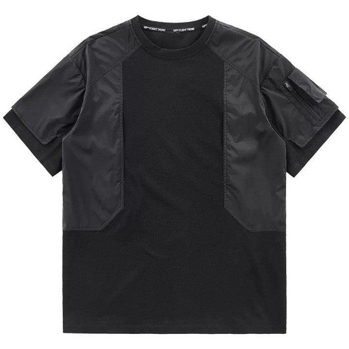 Ninja Patchwork Cargo T-Shirt  M   - VONVEX