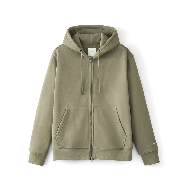 Thermo Zip Fleece Hoodie  Khaki Green XXL REC 80.5-90KG  - VONVEX