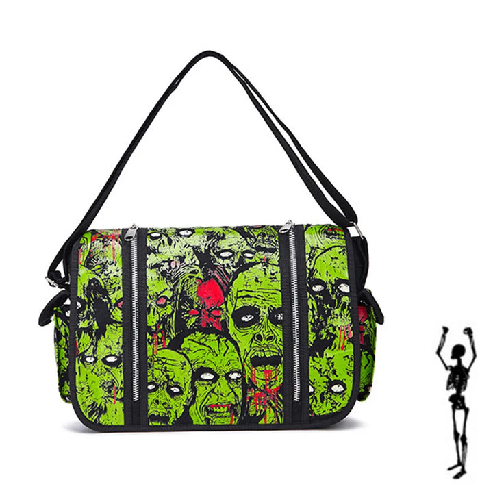 Zombie Ghost Luminous Shoulder Bag     - VONVEX