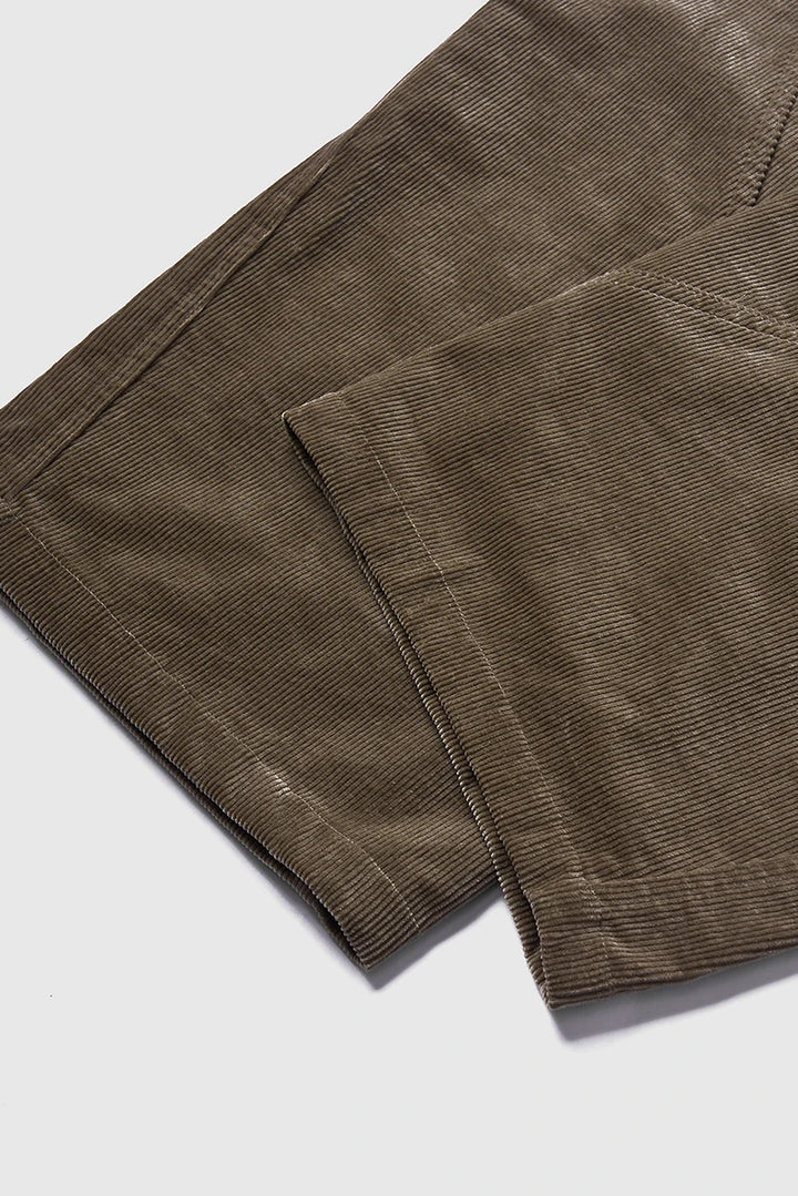 Y2k Corduroy Cargo Loose Pants - VONVEX