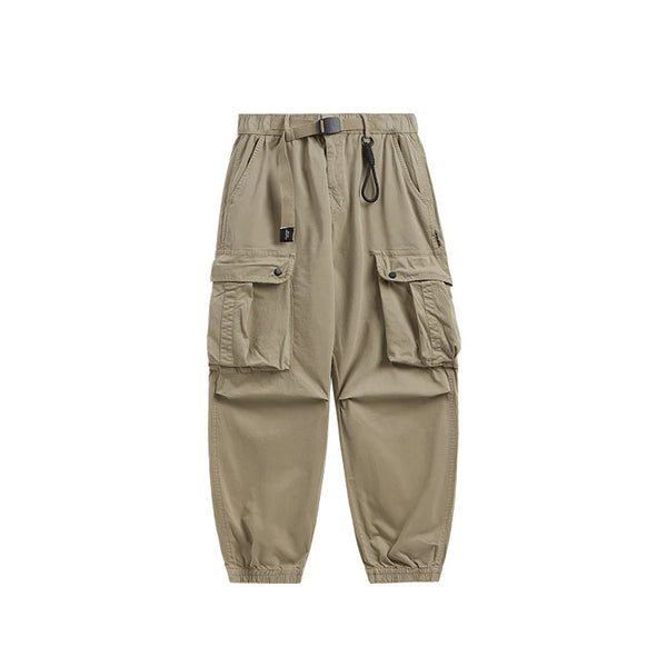 Casual Large Pockets Cargo Pant  Yellow XL  - VONVEX