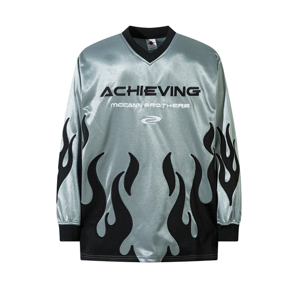 Ignition on Flame Sweater Gray M - VONVEX