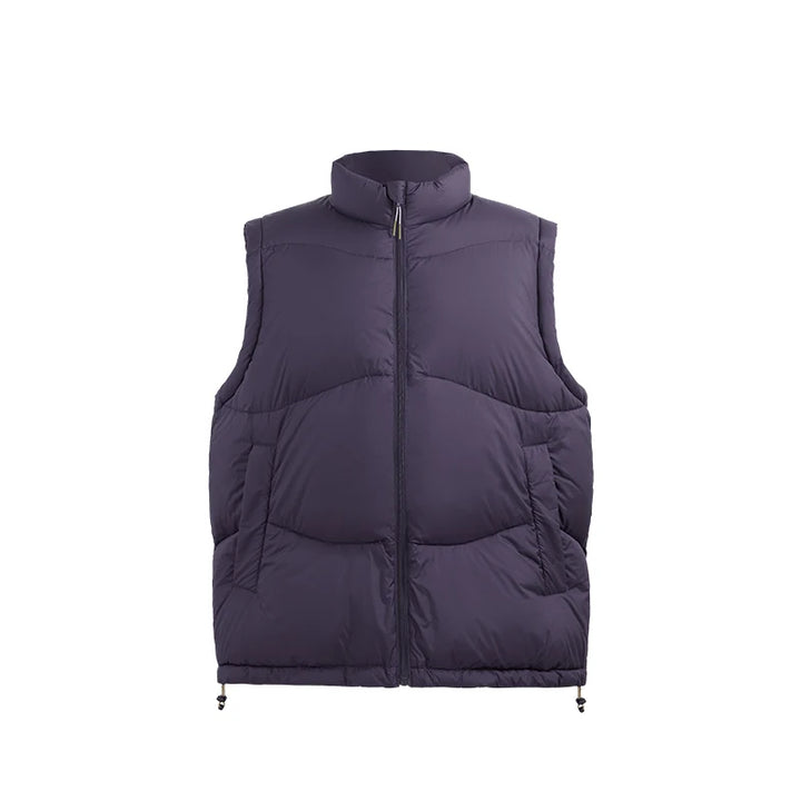 Solid Lightweight Buffed Vest Purple M - VONVEX