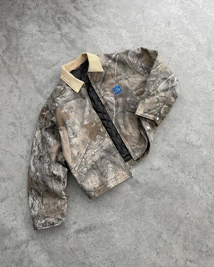 Y2K Urban Camo Jacket     - VONVEX