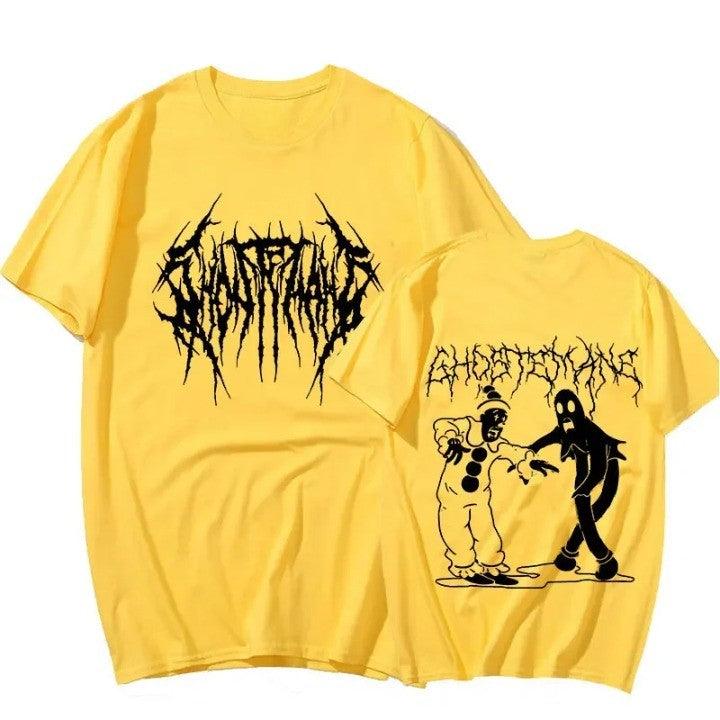 Ghostemane Oversized T-Shirt  Yellow XS  - VONVEX