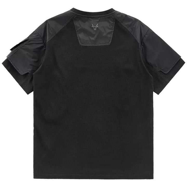 Ninja Patchwork Cargo T-Shirt     - VONVEX