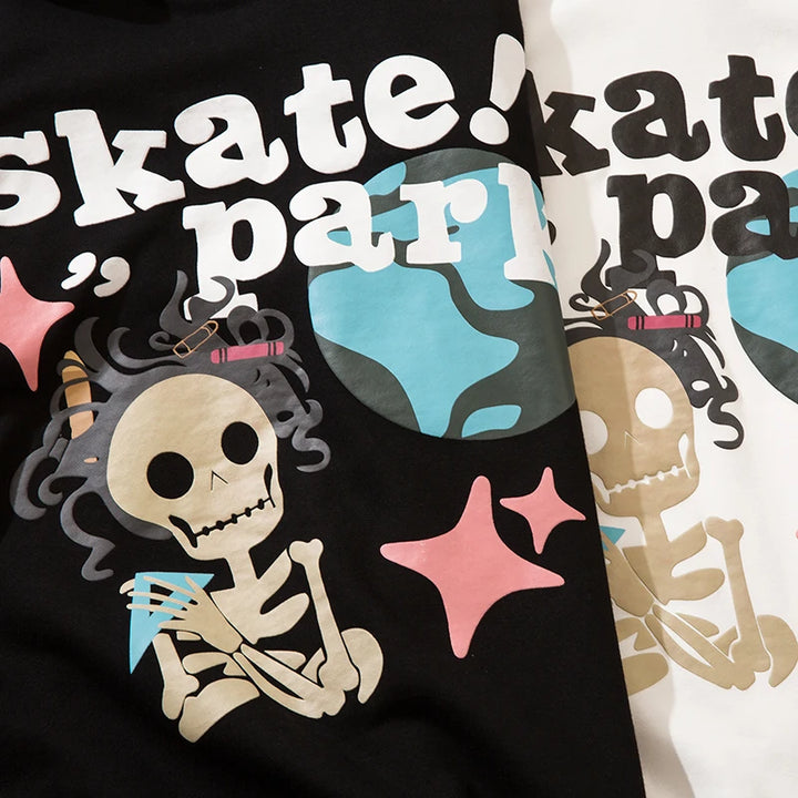 Skate Park Skeleton Hoodie - VONVEX