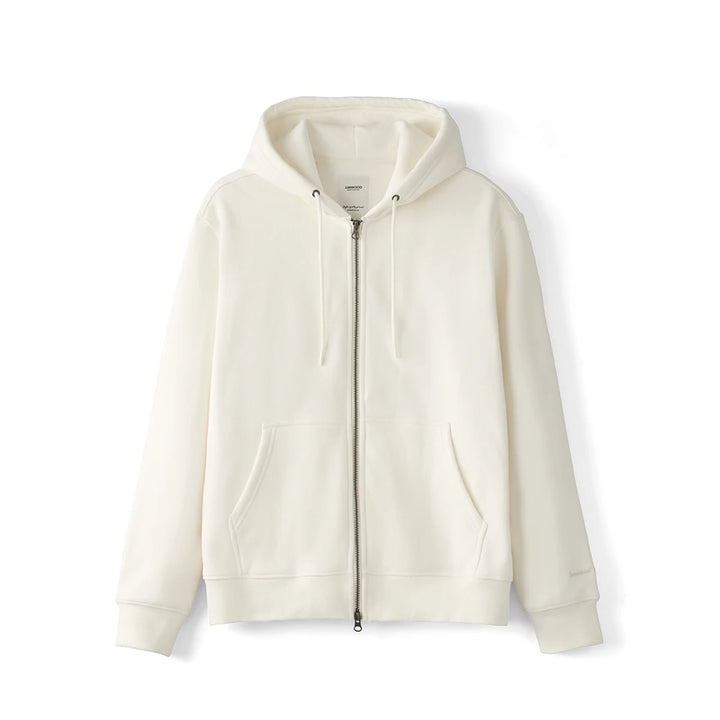 Thermo Zip Fleece Hoodie  Ivory White XL REC 73-80KG  - VONVEX