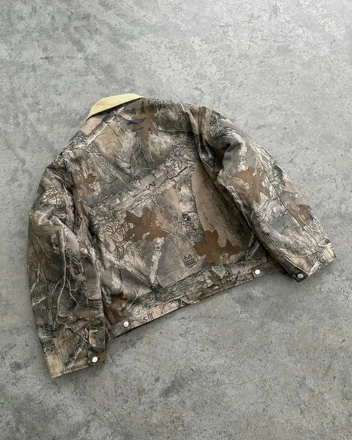 Y2K Urban Camo Jacket     - VONVEX