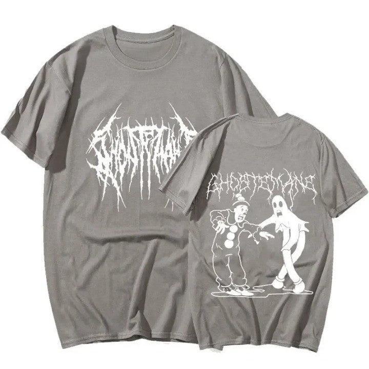 Ghostemane Oversized T-Shirt  GRAY XS  - VONVEX