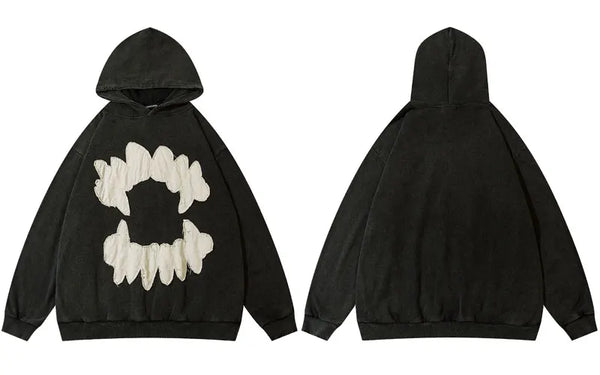 Lion's Jaw Hoodie  Black M  - VONVEX