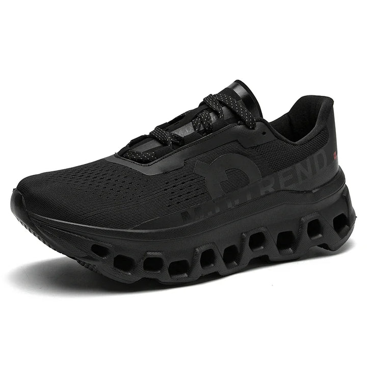 FlexRun Breathable Non Slip Workout Sneakers  Black 39  - VONVEX