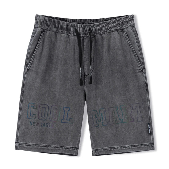 Retro Washed Straight Leg Short  Gray XS  - VONVEX