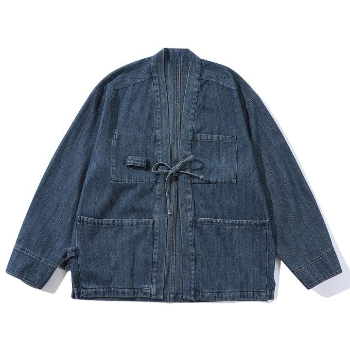 Casual Japan Style Denim Jacket - VONVEX