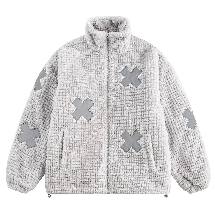 X Mark Fleece Jacket  gray M  - VONVEX