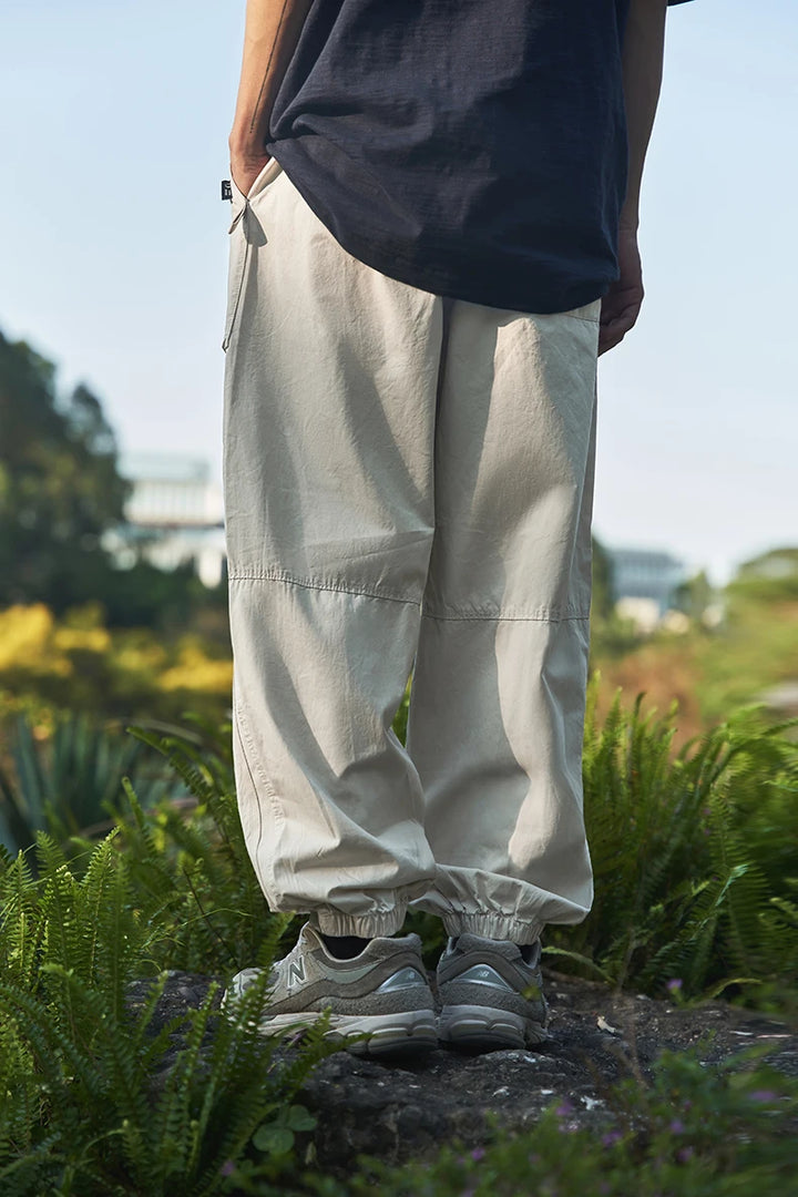 Elastic Wais Cargo Jogger Pant     - VONVEX