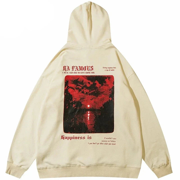 Red Eclipse Hoodie     - VONVEX