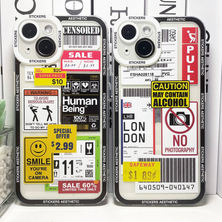 Mixed Labels  iPhone Case     - VONVEX