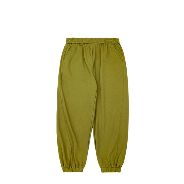 Solid Color Fit Casual Jogger Pant  Avocado green S  - VONVEX