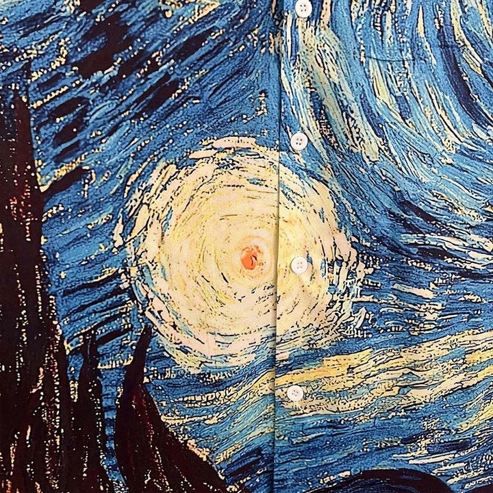 Van Gogh Starry Night Shirt     - VONVEX