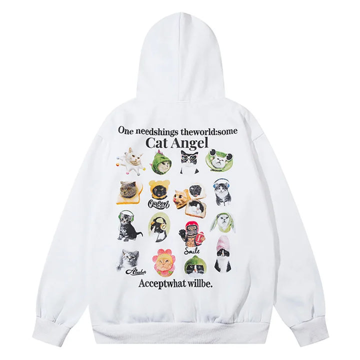 Y2k Emoji Frenzy Hoodie - VONVEX