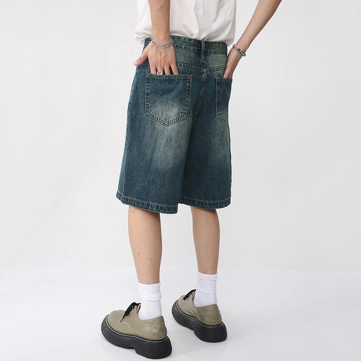 Y2K Retro Harajuku Denim Short     - VONVEX