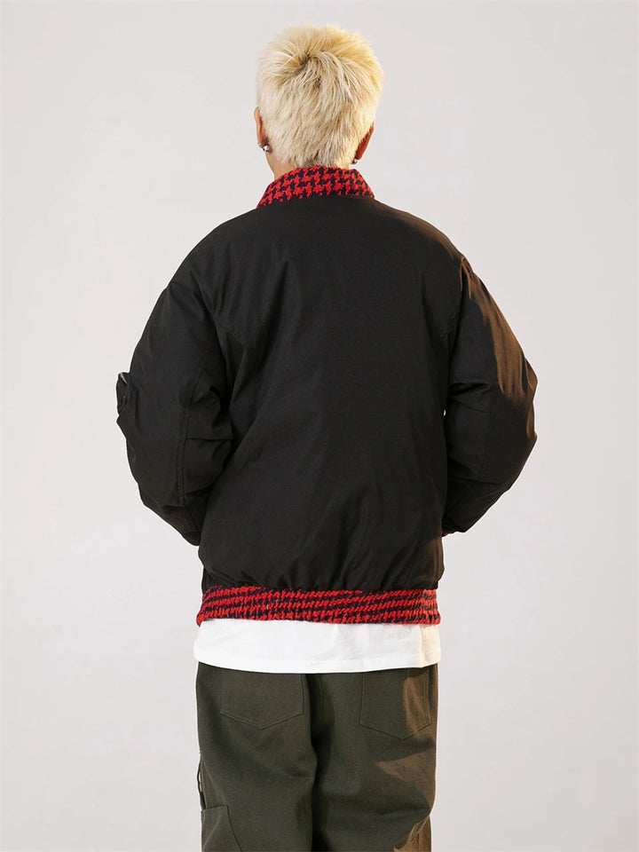 Urban Chic Bomber Varsity Jacket     - VONVEX