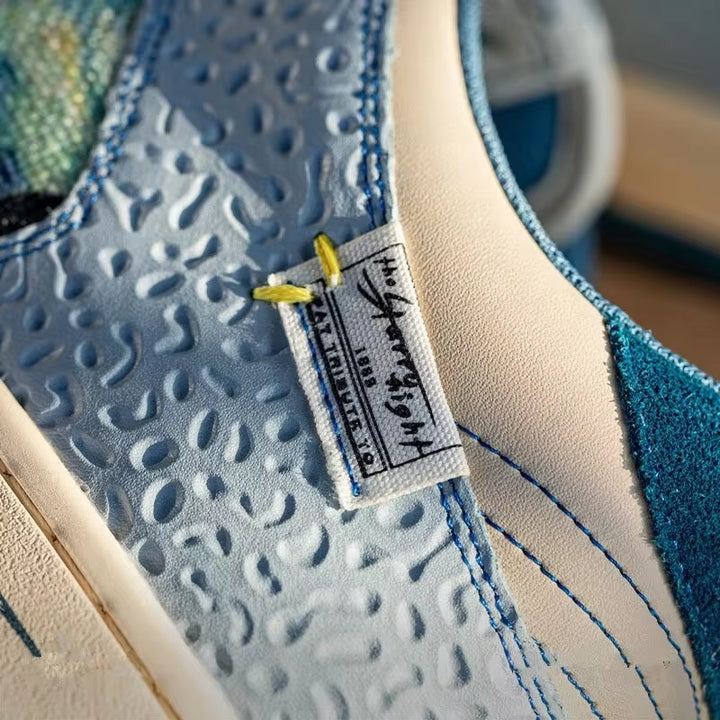 Dropshipping Custom Logo Van Gogh Starry Night Fashion Sneakers Unisex Flat High Quality Casual Shoes Men
