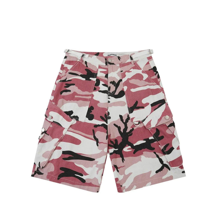 Camouflage Casual Cargo Shorts  Camo S  - VONVEX