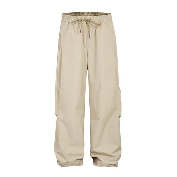 Casual Japanese Baggy Sweatpants  Khaki M  - VONVEX