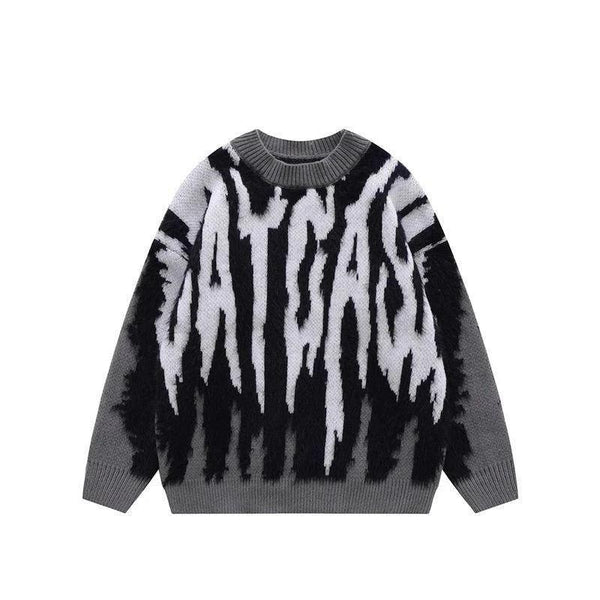 Characters Graffiti Crewneck Sweater     - VONVEX