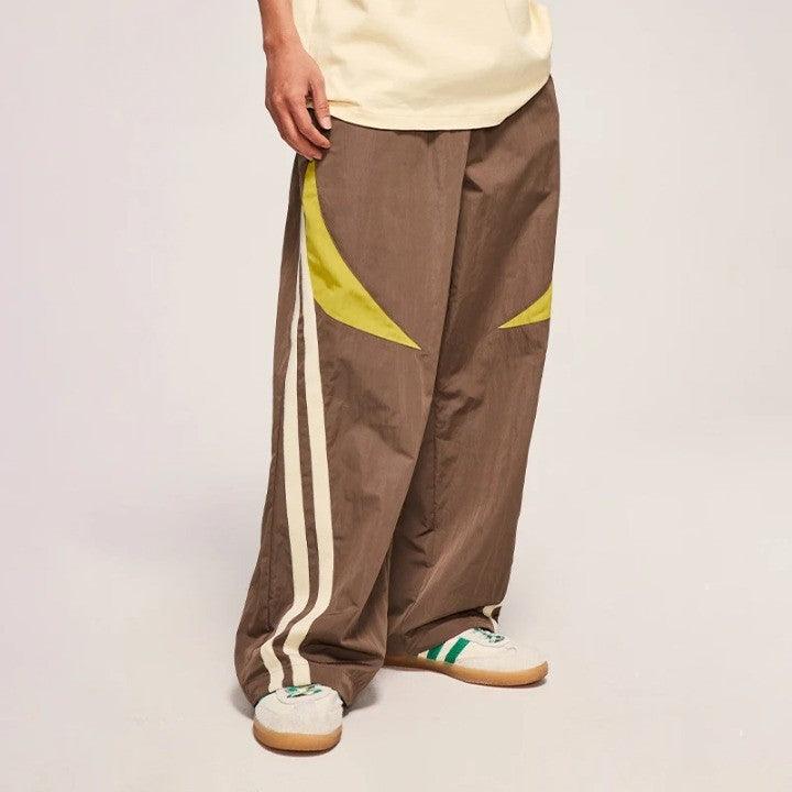 Elastic Waist Wide-leg Pant     - VONVEX