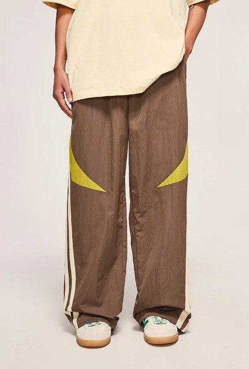 Elastic Waist Wide-leg Pant     - VONVEX