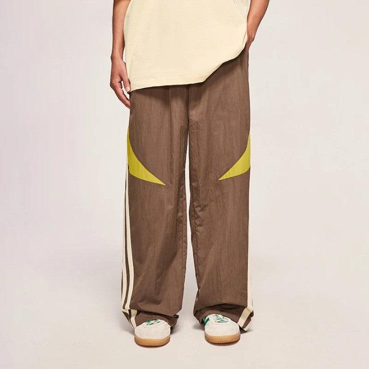 Elastic Waist Wide-leg Pant     - VONVEX