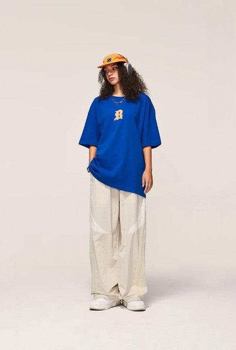 Elastic Waist Wide-leg Pant     - VONVEX