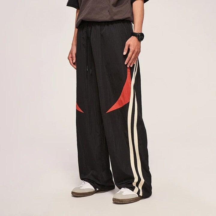 Elastic Waist Wide-leg Pant     - VONVEX