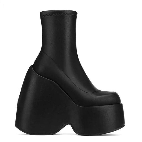 High Heels Ankle Boots     - VONVEX