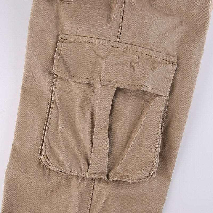 Jeans Cargo Low Waist Denim Pants - VONVEX