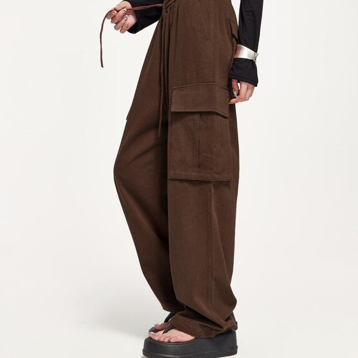 Spice Girl Straight Wide Leg Pants - VONVEX