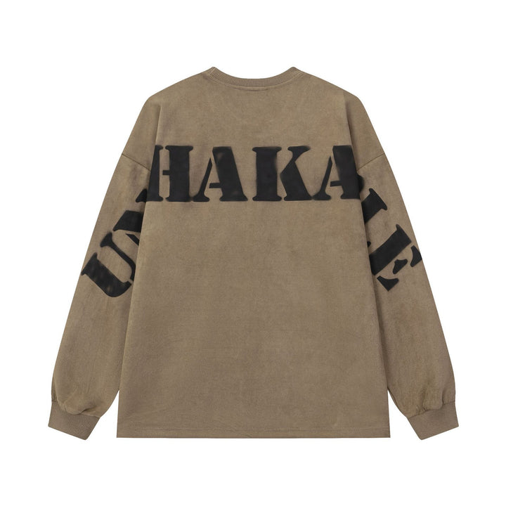 Unshakeable Collar Embroidered Sweater     - VONVEX