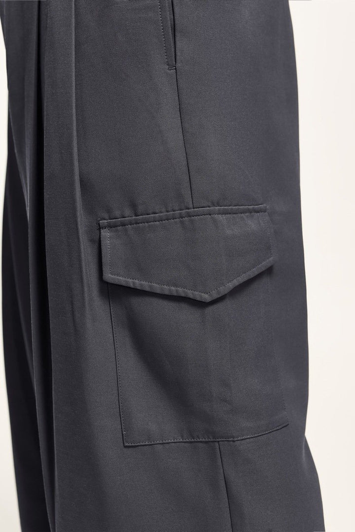 Double Pleated Outdoor Suit Trousers - VONVEX