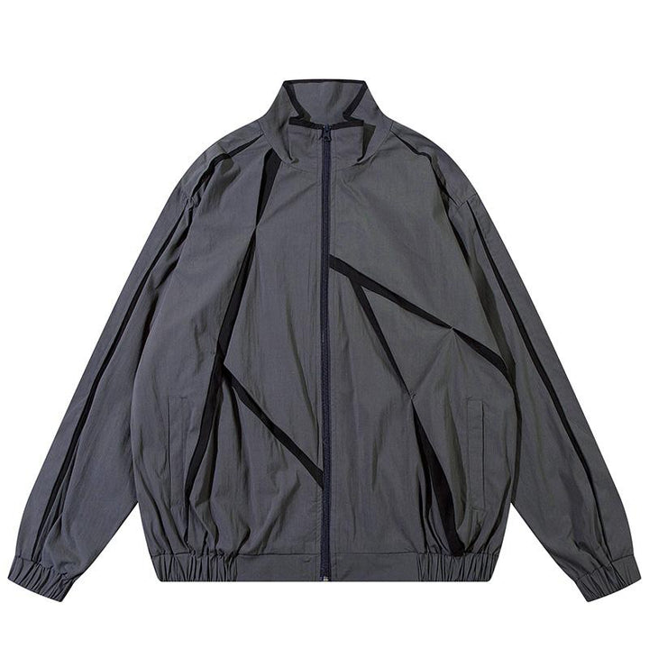 Comfy & Cozy Windbreaker Jacket  DarkGrey S  - VONVEX