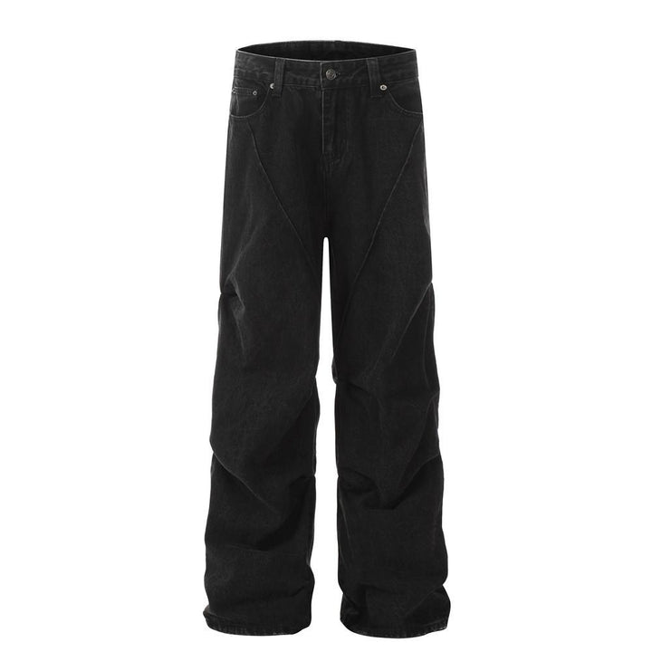 Fried Street Denim Pants  Black S  - VONVEX