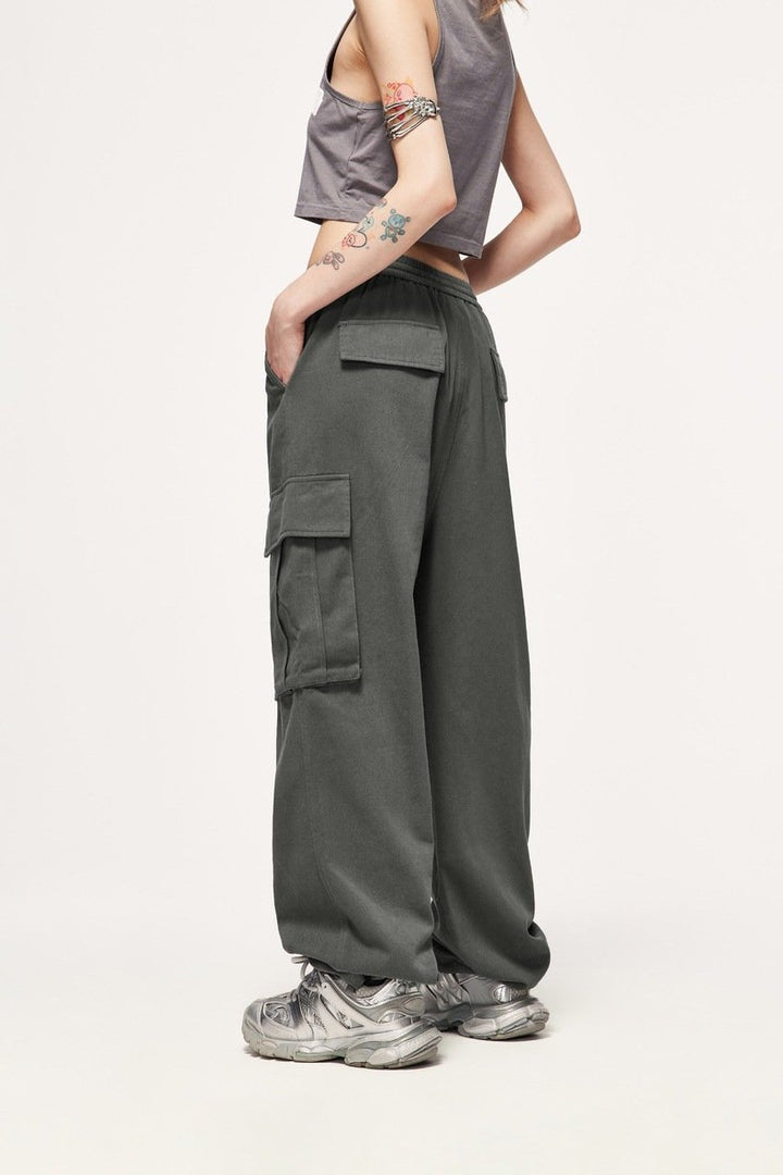 Spice Girl Straight Wide Leg Pants - VONVEX